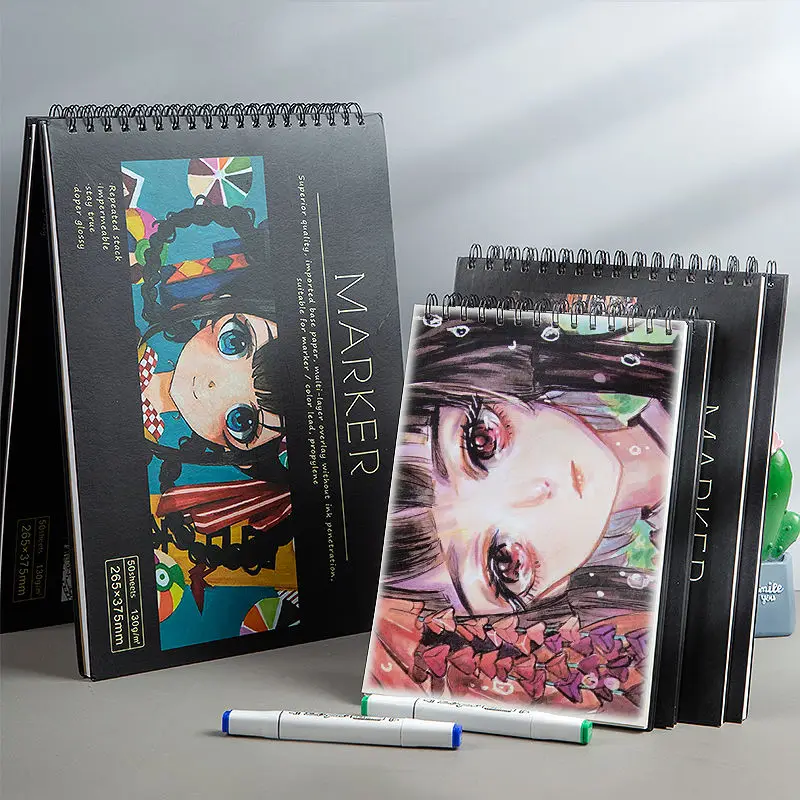 Paper Sketch Book Set For Watercolor Drawing Art Sketchbook 50 Sheets  Graffiti