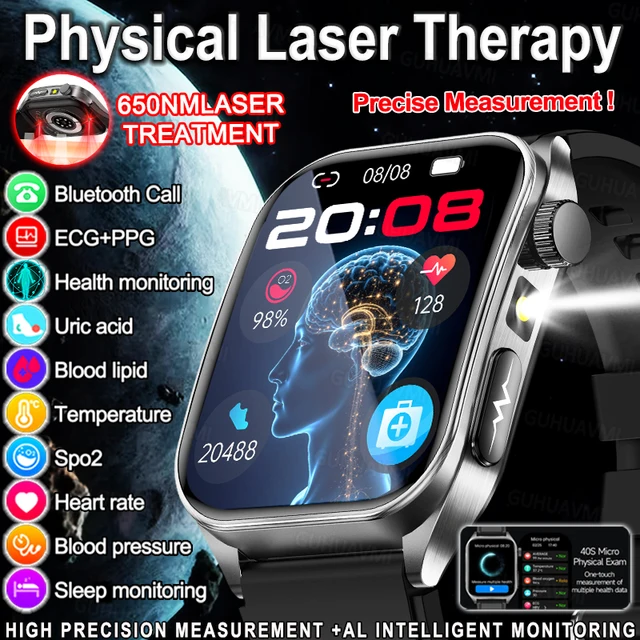 2025 New AI-GPT Diagosis ECG Health Smart Watch
