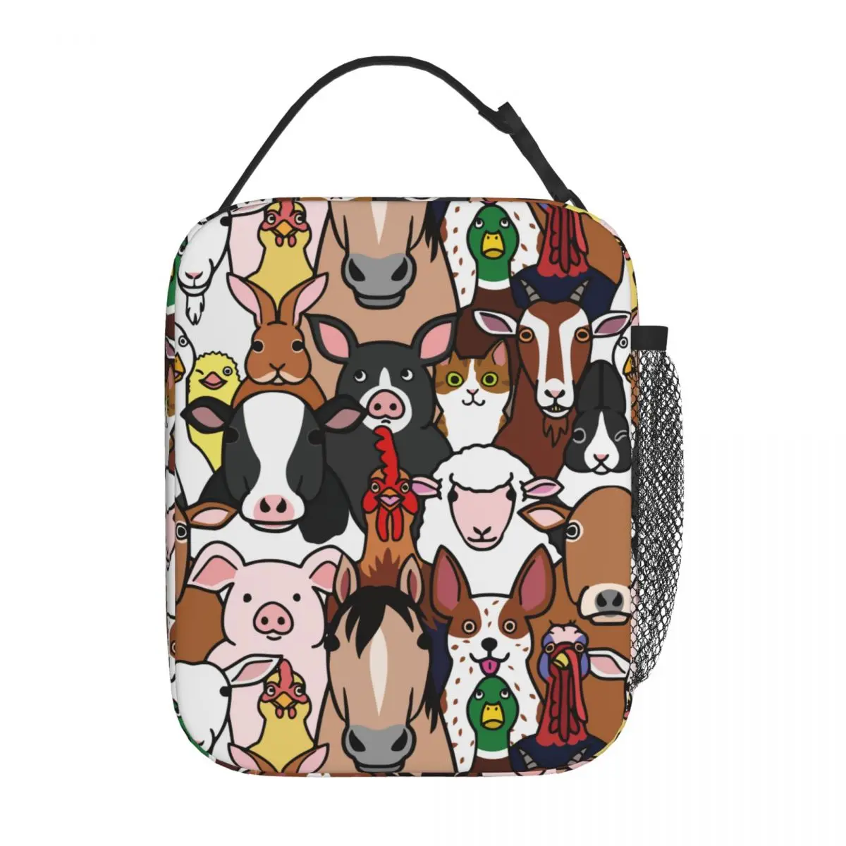 

Farm Animals Farmhouse Animal Insulated Lunch Bag Lunch Container Multifunction Thermal Cooler Lunch Box School