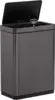 Elite Stainless Steel Sensor Trash Can for Home and Kitchen, Batteries Included, 12.4 Gallon, Charcoal, for Home/Kitc 1