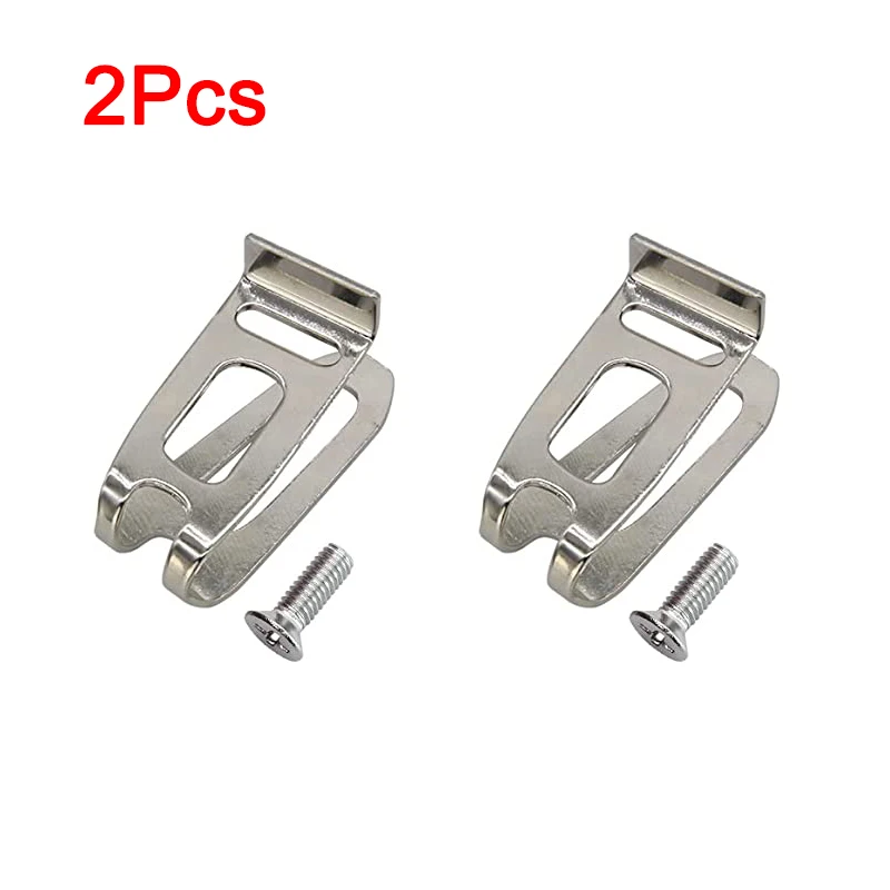 Durable Belt Clip Hook Set with Screws - Tool Accessories Kit