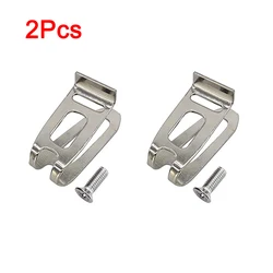 Durable Belt Clip Hook Set with Screws - Tool Accessories Kit (2 Pcs)
