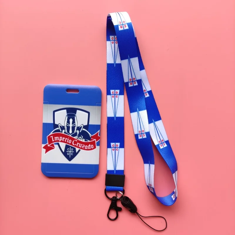 칠레 축구 팀 이름 신용 은행 카드 소지자 학생 버스 카드 케이스 매는 밧줄 어린이 방문 문 신원 배지 카드 커버