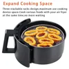 3-layers Air Fryer Rack Stainless Steel Stackable Grid Grilling Rack For Air Fryer Basket Tray Outdoor Camping Cooking Supplies 4