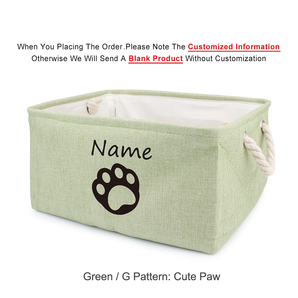 Deluxe Collapsible Dog Toy Bin with Comfortable Handles for Pet Accessory Storage