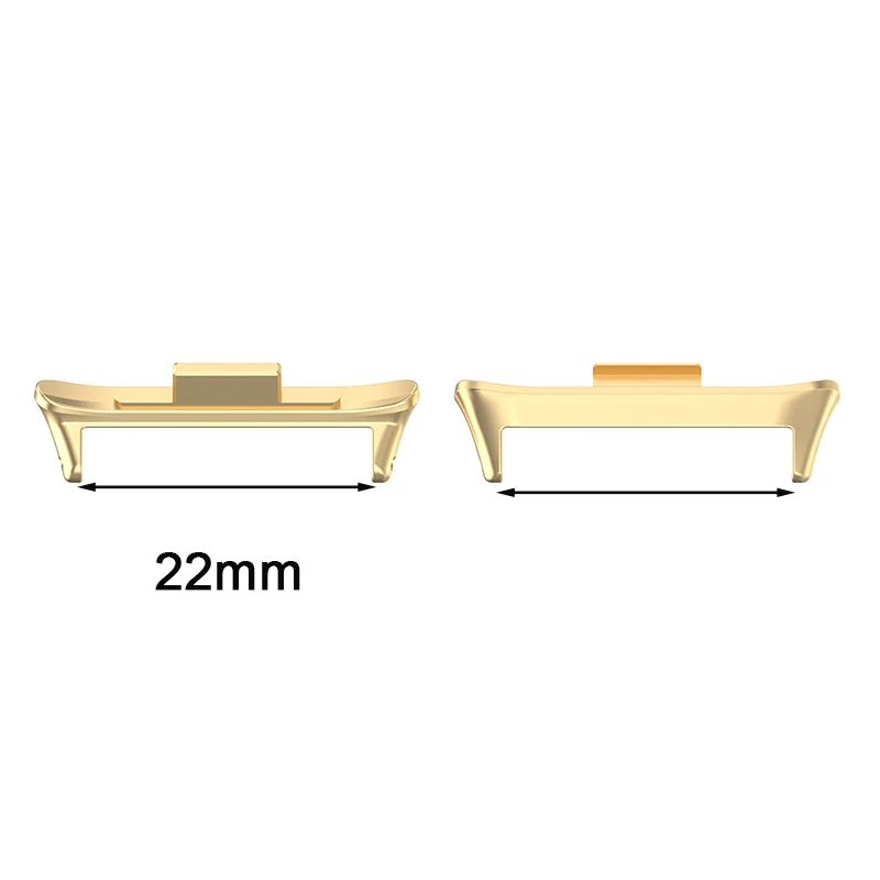 Stainless Steel Adapter for Smartwatch Bracelet - 1 Pair