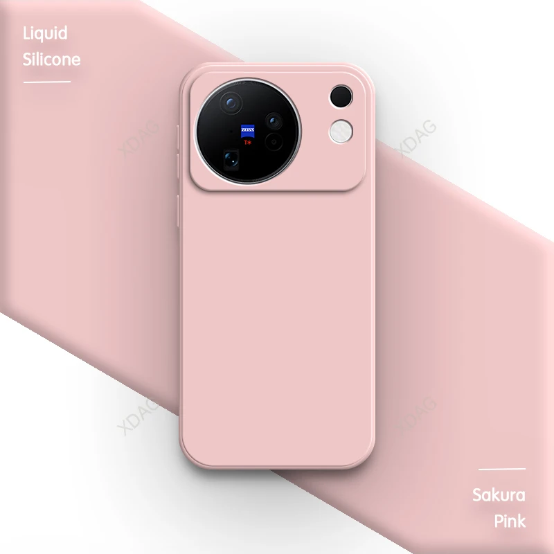 Luxurious Soft Liquid Silicone Phone Case with Enhanced Camera Protection