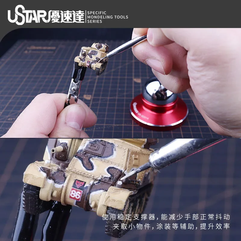 Ustar UA90914 Hand Stabilizer Precision Tweezers Stable Tool Model Building Tools model tools model building parts For Military Model Tool DIY Accessories