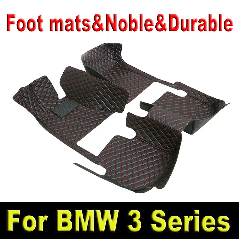 

Car Floor Mats For BMW 3 Series G20 2019~2022 Mat Rugs Protective Pad Luxury Leather Carpets Car Accessories 320 330 318 320i