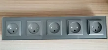  New Livolo Israel Power Socket, Outlet Panel, White Crystal Glass Panel, AC 100~250V 16A Wall Power Socket, VL-C7C5IL-11 