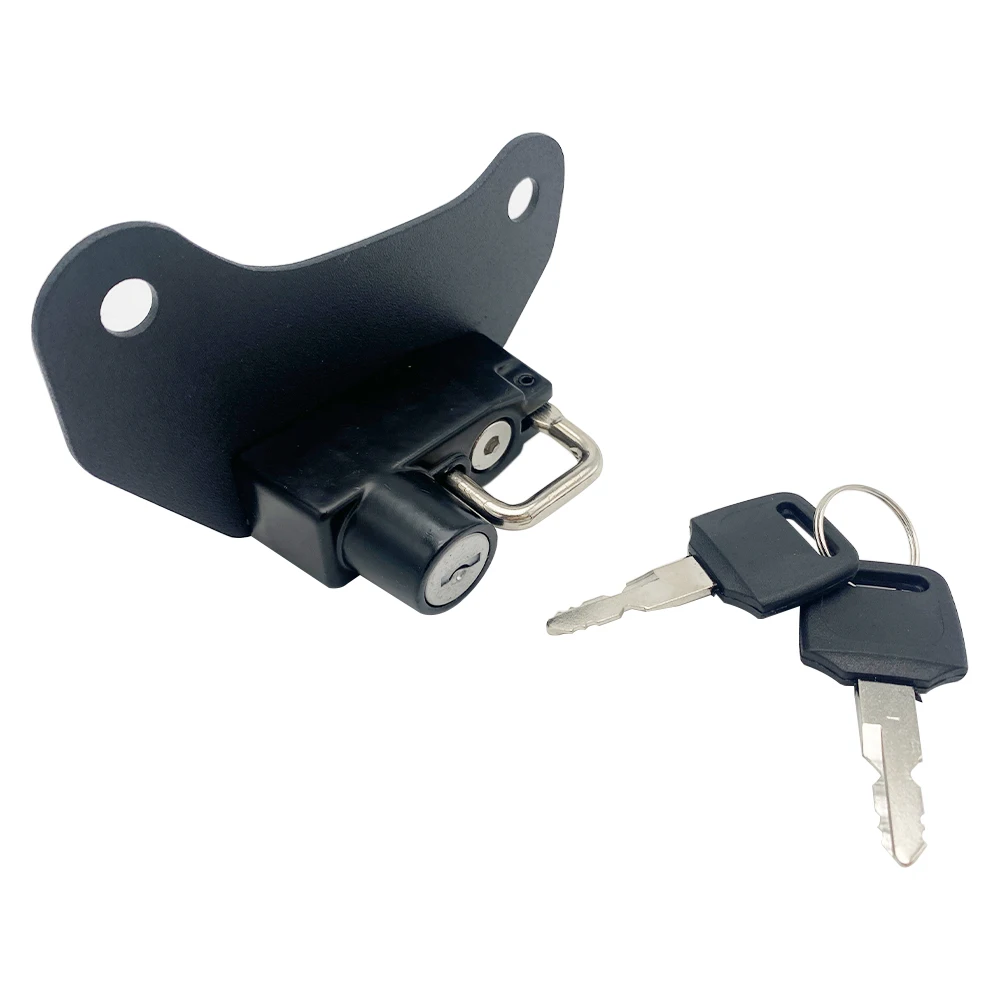 オートバイヘルメットロックサイドフレーム取付盗難防止保護キー付き