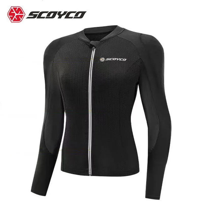 Summer Breathable Women's SCOYCO Motocross Motorcycle Armor Knight Riding Protect Anti Fall Soft Motorbike Armors Racing Jacket