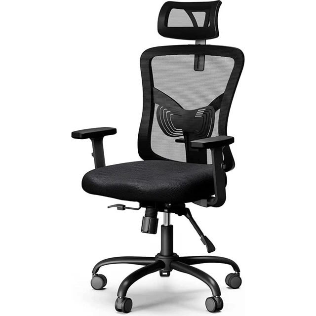 Silla de juegos de estilo de carreras, silla de escritorio ergonómica con  reposacabezas y soporte lumbar, respaldo alto, silla reclinable de