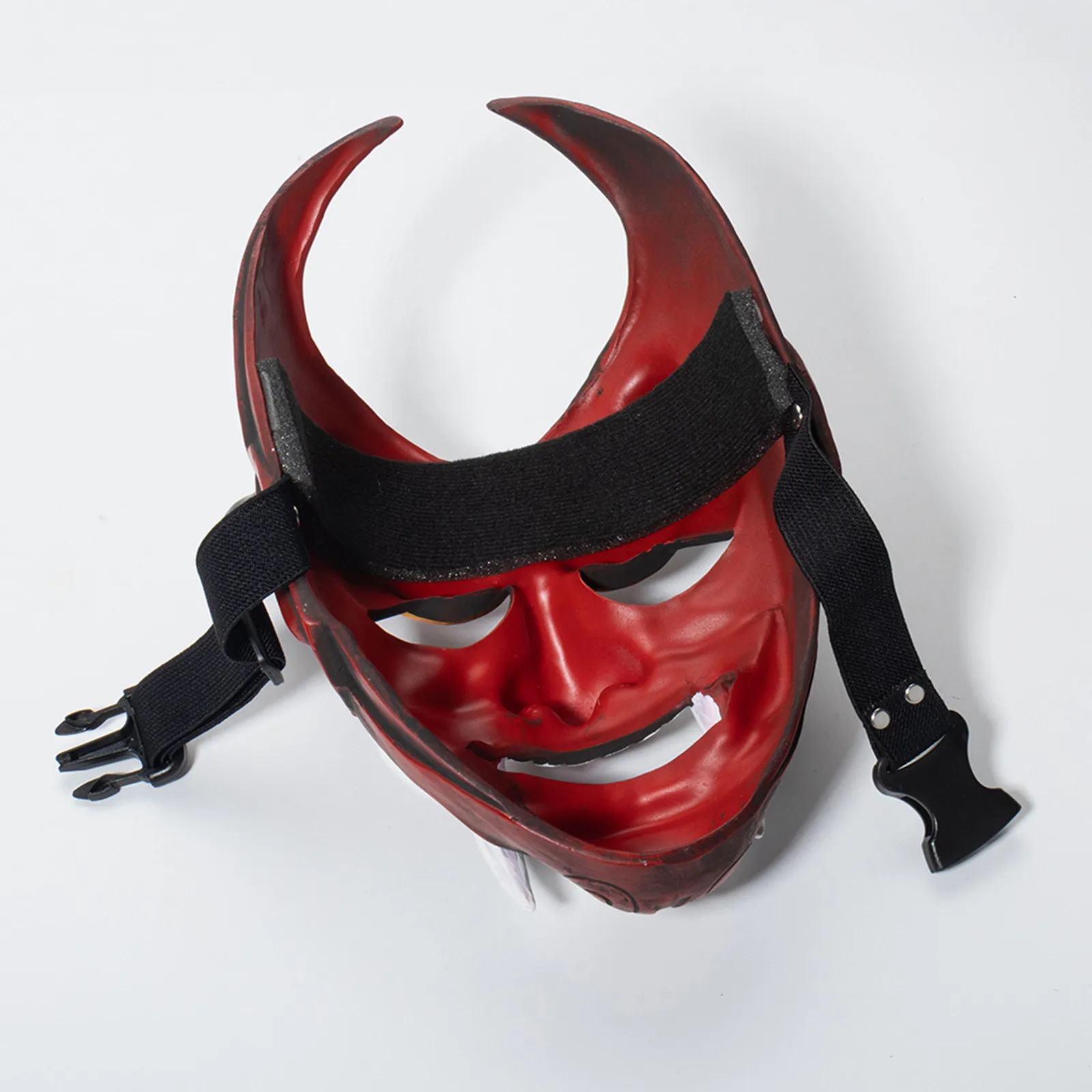 Hannya Dämonenmaske Japanischer Oni Samurai Noh Kabuki Prajna Latexmasken Evil De-mon Mon-ster Vollgesichtsmaske für Männer – Detail 14