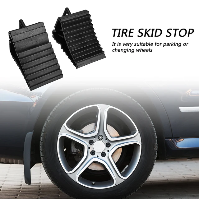 2Pcs Auto Reifen Slip Block Reifen Unterstützung Pad Hot Heavy Duty  Unterlegkeile Griffe für Auto Anhänger RV Gummi rad Blöcke - AliExpress