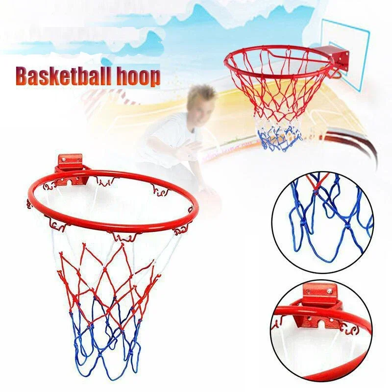 Wall-Mounted Basketball Hoop Net Set for Kids - Indoor & Outdoor Play