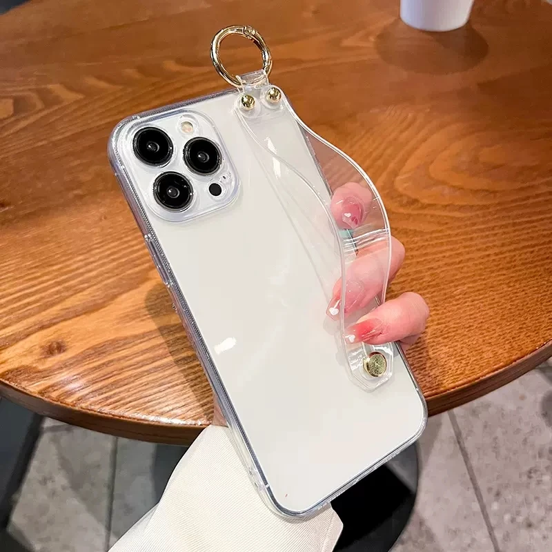 Transparent Case with Wrist Strap Holder