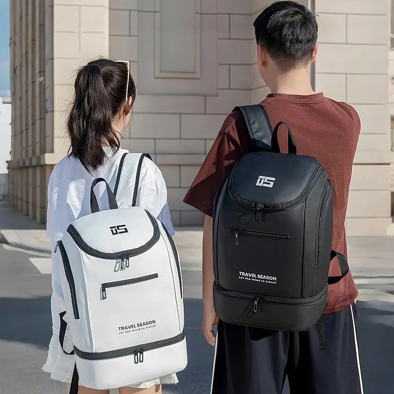 Terylene Outdoor Climbing Backpack with Shoe Pocket for Sports Travel