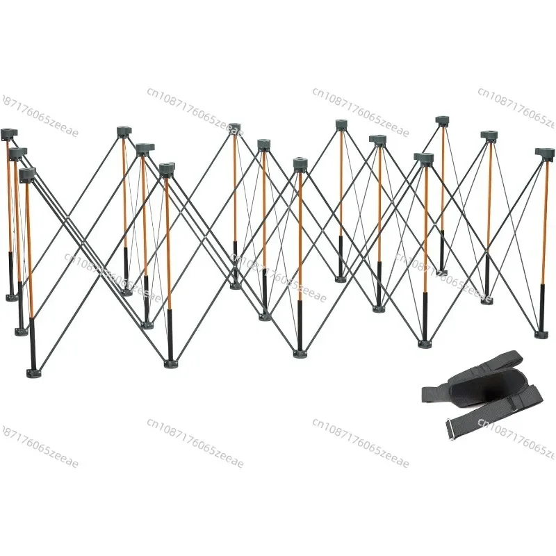 BORA Centipede CT6 Portable Folding Workstand – 36" Tall, 2,500 Lb Capacity, 2'x4' Surface, With Carry Strap