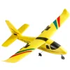 DIY RC Planes for Kids, Remote Control Airplanes Outdoor 2.4GHz 2-CH DIY Easy to RC Airplane Yellow 5