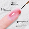 BORN PRETTY 10ml Clear Bloom Gel Nail Polish UV/LED Blossoming Soak Off Marvel Gel Glue For Spreading Effect Marble Gel 4