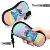 Colorfull Stitch Glasses Case Girl Printing Box Reading Protector Kawaii Eye Contacts Case 2