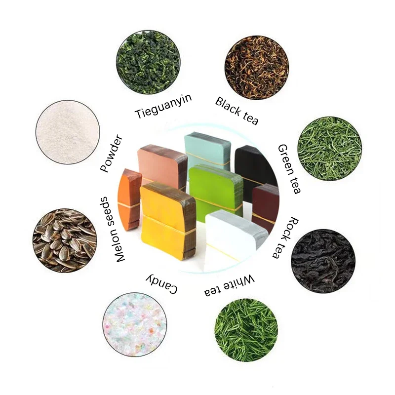 100pcs Portable Disposable Aluminum Foil Tea & Snack Packaging Bags