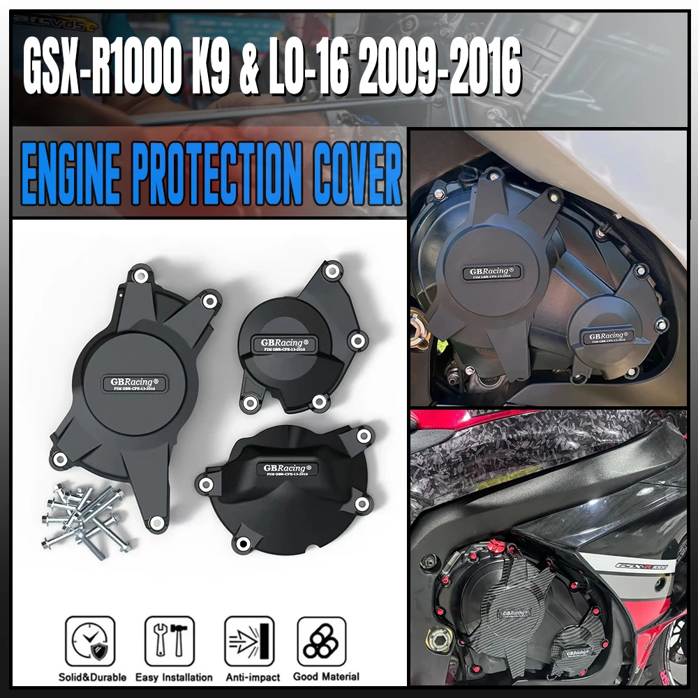 Motorcycles Engine Cover Protection case for SUZUKI GSXR1000 GSXR 1000 K9 & L0-L6 2009 -