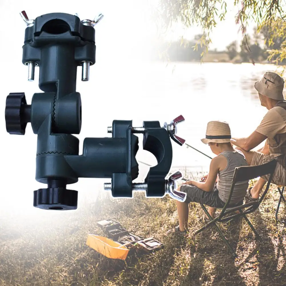 Description Picture 3 of itemOutdoor Fishing Umbrella Stand Multifunctional Connector Double Folding Support Frame Fishing Chair Mount Bracket Clamp