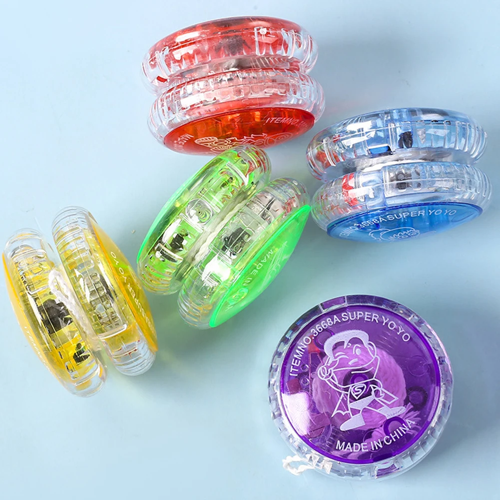 Luminous Yo-Yo LED Light Up Yo-Yo Responsive Bearing Ball For Teens Adults Beginner Party Favors Gift
