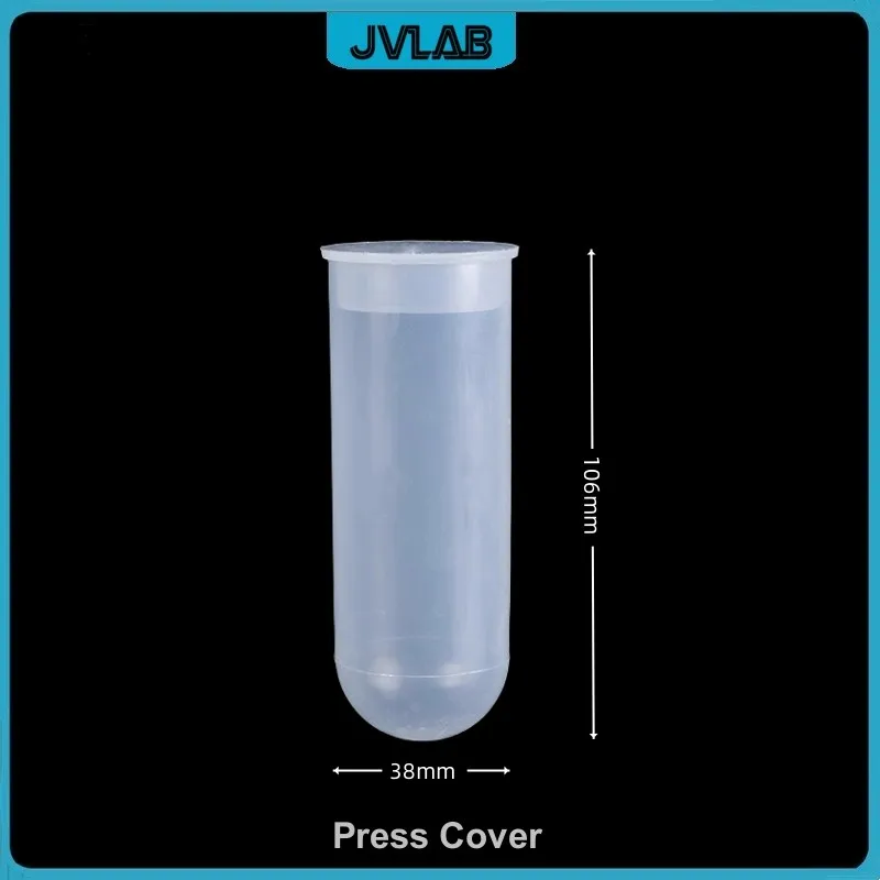 Plastic Centrifuge Tubes With Clear Scale 100 ml Test Tube With Screw Cover Graduation EP Sample Tube Diameter 38 mm Pack of 5