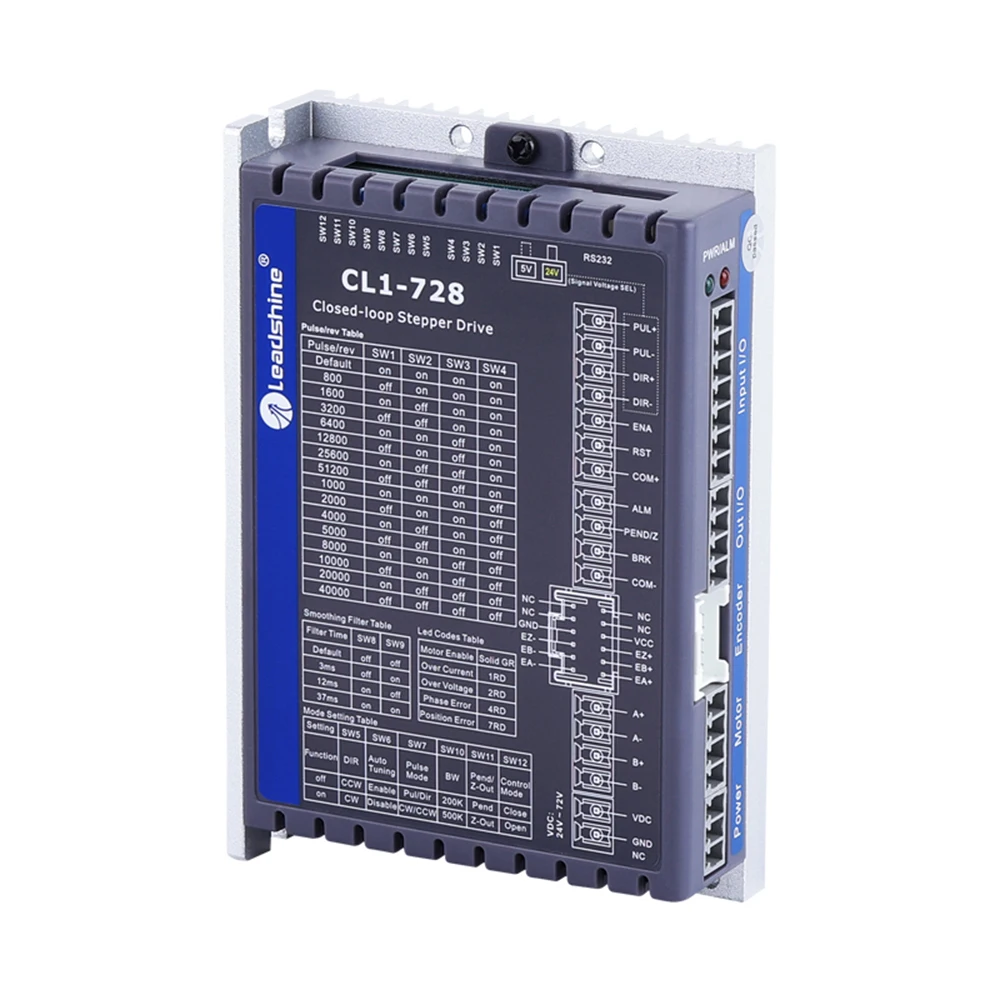 

Оригинальный драйвер с замкнутым кольцом Leadshine 200 ~ 51200ppr 72V 8A