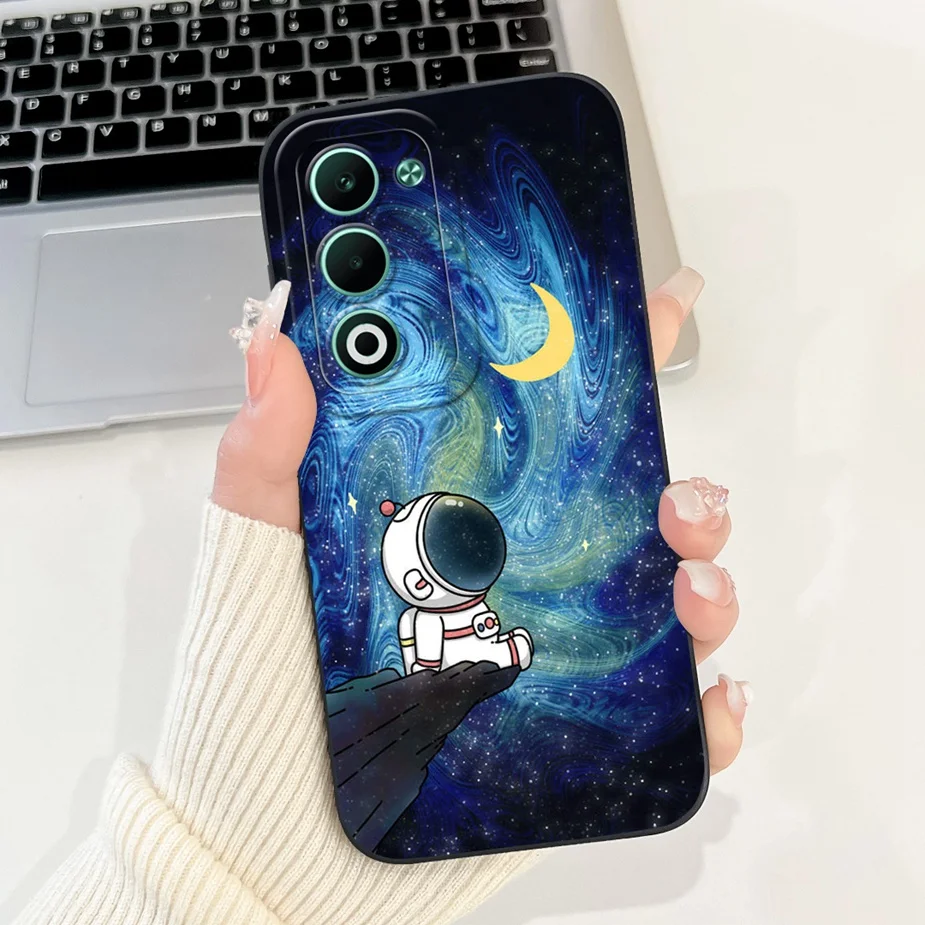 Cute Cat Dinosaur Cartoon Soft Silicone Matte Phone Case