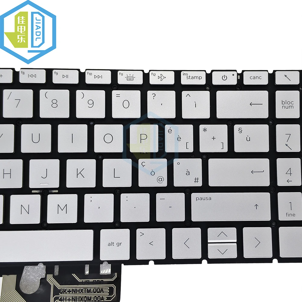 Teclado Italiano Retroiluminado Italiano Teclados Italianos Notebook pc hp Pavilion 15s-er 15-er 15-eg 15-ef 17-cn 17-cp 17z-cp L99545061 - Imagem 2