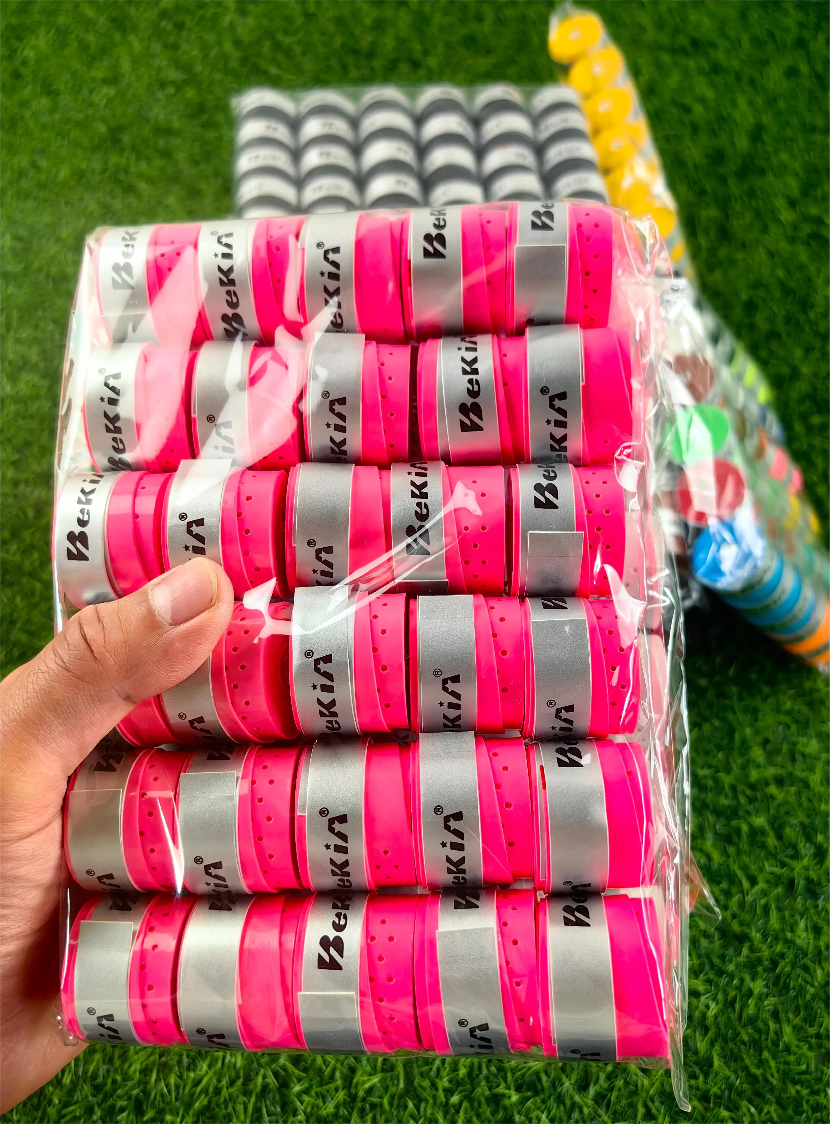 30 pcs W77 Tennis overgrip,perforated sticky feel tennis racket overgrips,replacement grip,badminton grip