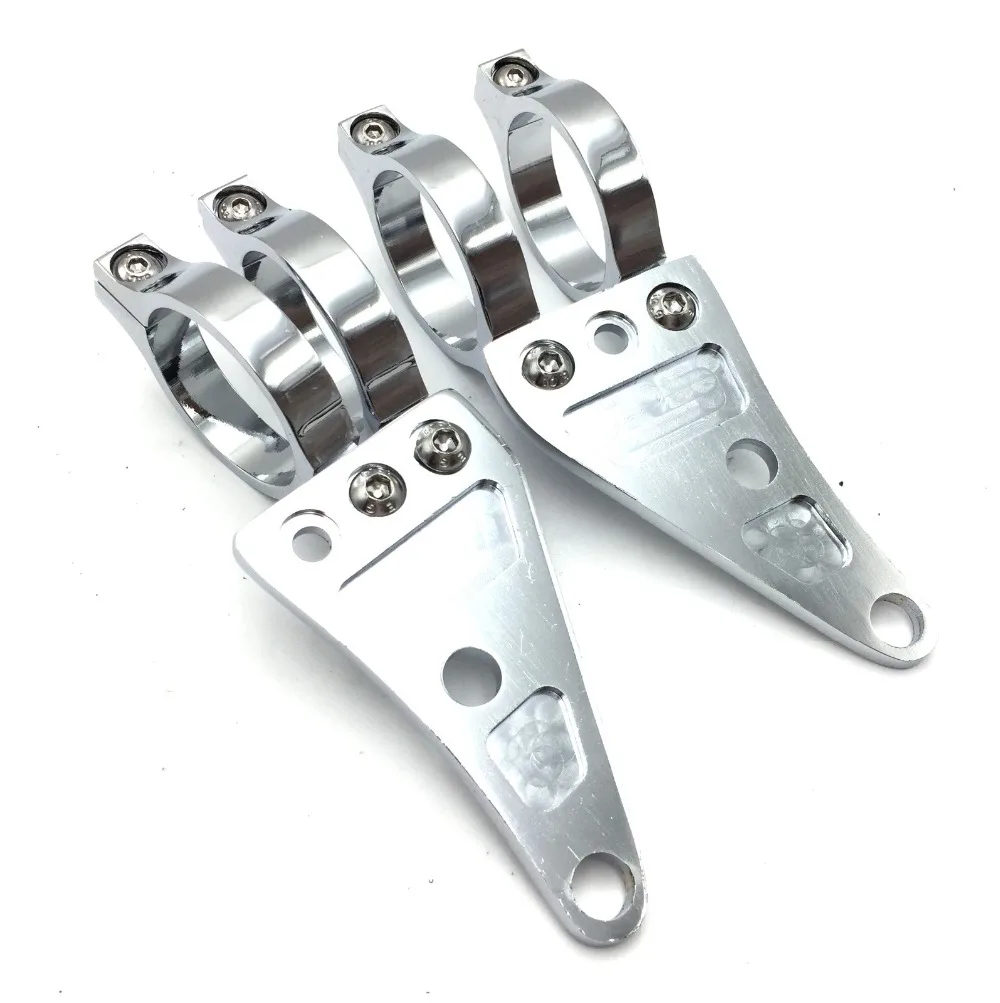 

39mm Turn Signal Clamps for Universal Honda CBR Kawasaki Suzuki Yamaha Harley Davidson Chrome Aftermarket Motorcycle