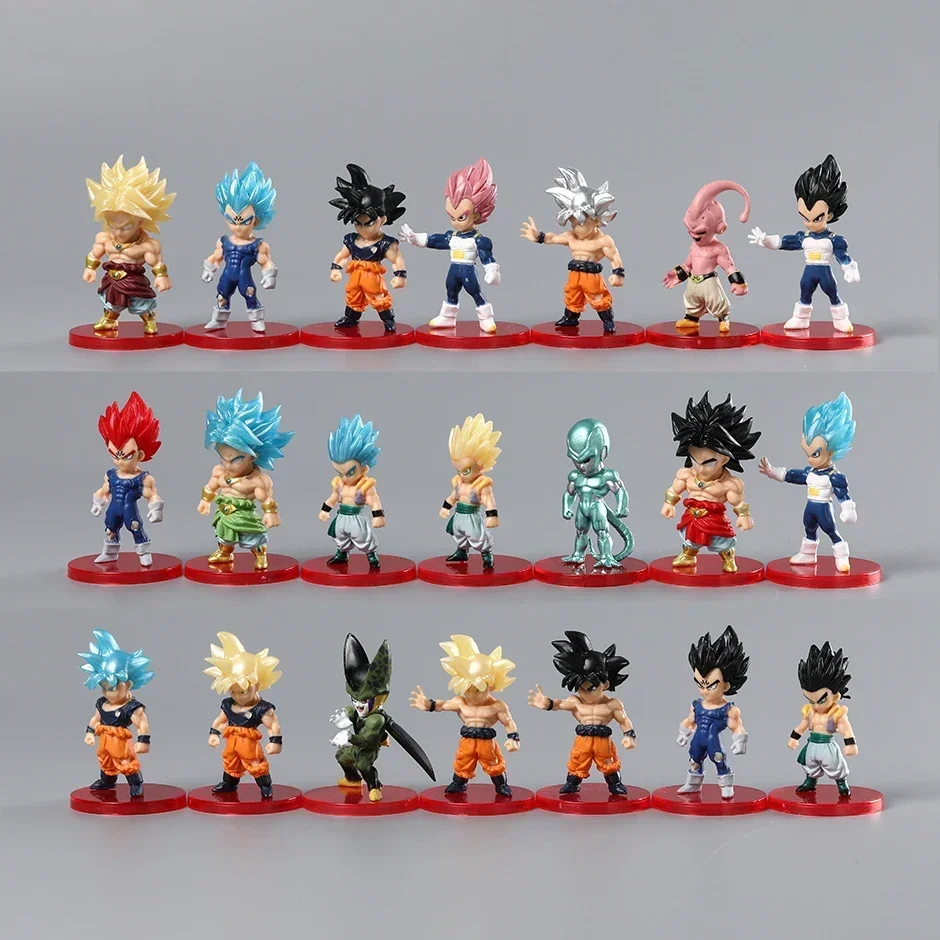ドラゴンボールZのPVCフィギュア,超サイヤ人,悟飯,ベジータ