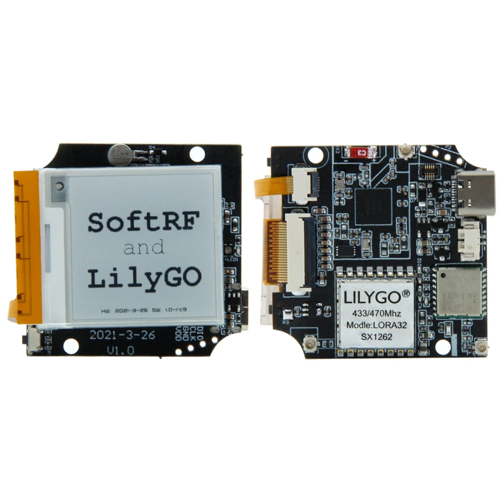 T-Echo Arduino LORA GPS 1.54   BLE NFC , NRF52840, SX1262, 433 MHz, 868 MHz, 915MHz