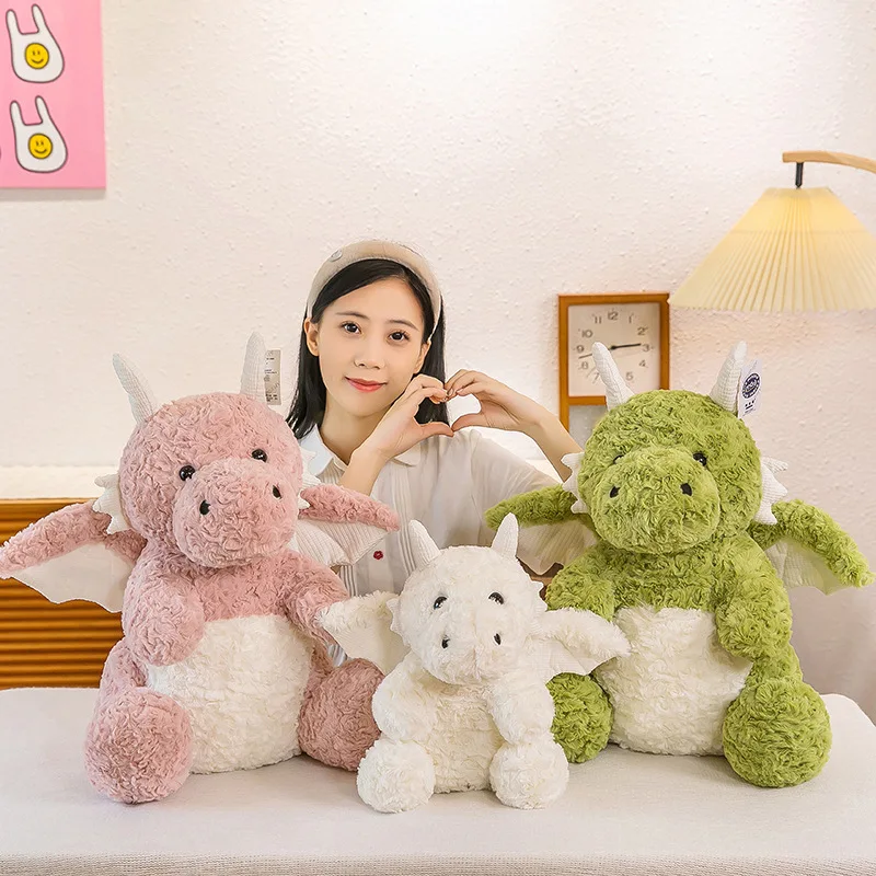 

Плюшевые игрушки, милые маленькие куклы-Динозавры, маленькие летающие фото, детские спальные подушки, подарки на день рождения