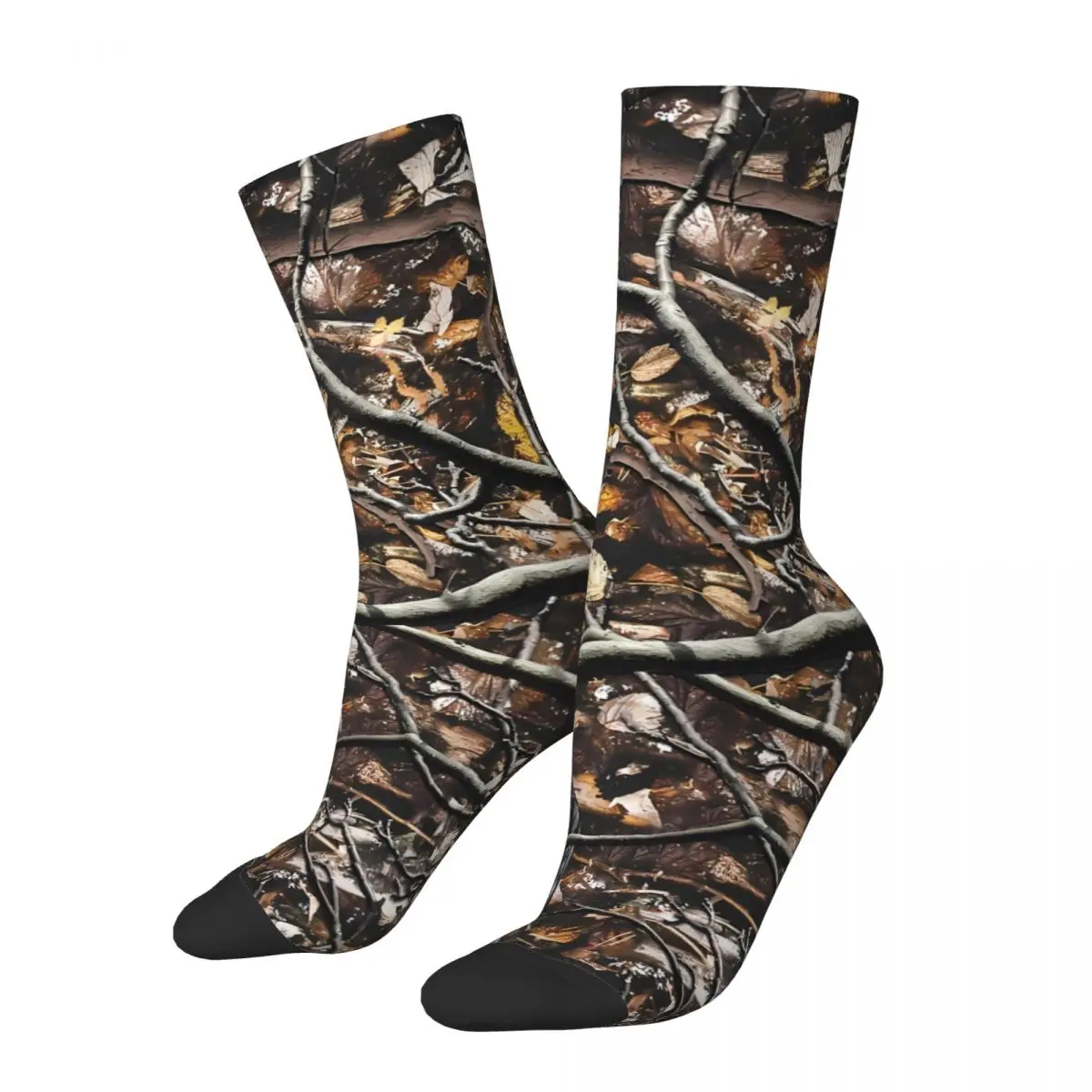 

Leaf Real Tree Camouflage Kawaii Socks Sports Cartoon Pattern Socks