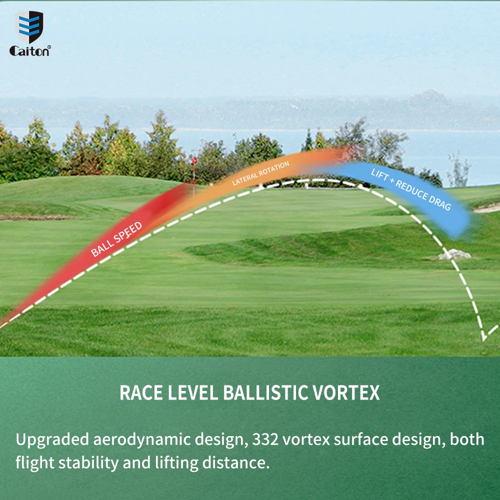 Caiton 12pcs Double Layer Extreme Golf Ball 5