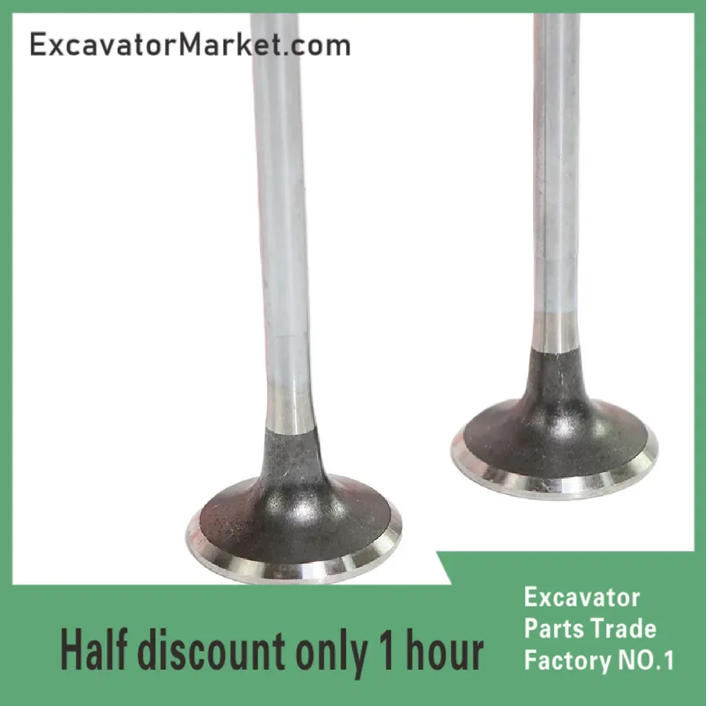 

4HK1 впускной и выпускной клапан, аксессуары для экскаватора, аппаратный фитинг