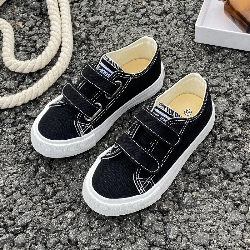 Boy Girl Canvas Shoes Candy Color Kids New Spring Autumn Baby Kid Casual Sports Shoes Student Flat Heel Children Sneakers H07172