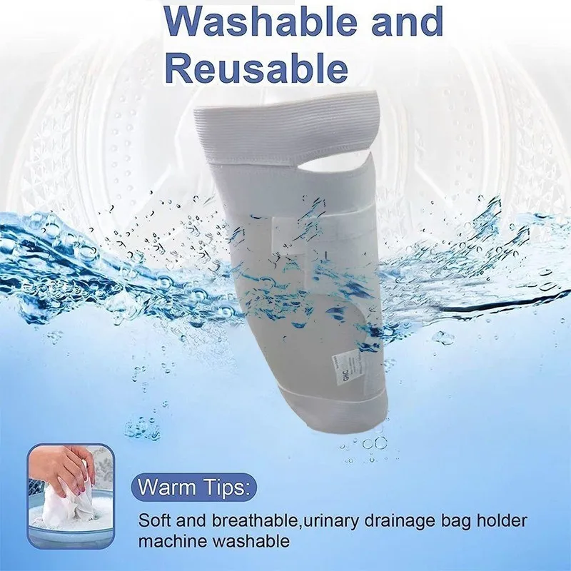 Urine Collection Bag Leg Sleeve Urine Bag Holder Washable Breathable