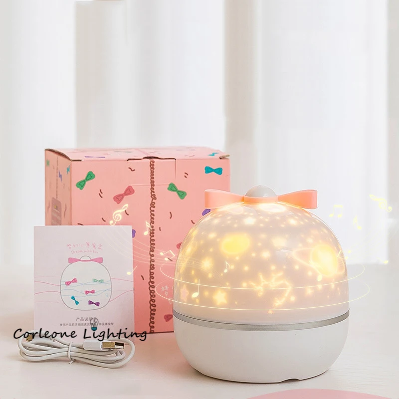

USB LED Star Night Light Starry Sky LED Projector Light Bluetooth Projector Music Projector Chargeable Rotatable Night Lights