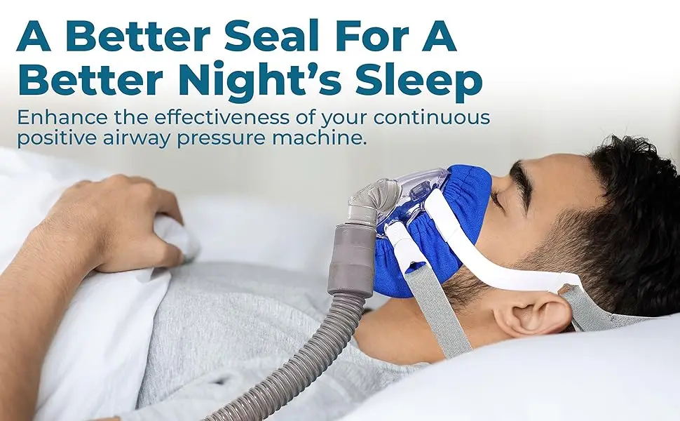 CPAP-Maskeninlagen für Vollgesichtsmasken – passend für ResMed AirFit F20 / AirTouch F20, Philips DreamStation | Reduzieren Sie Rötungen und Luftlecks – Detail 2