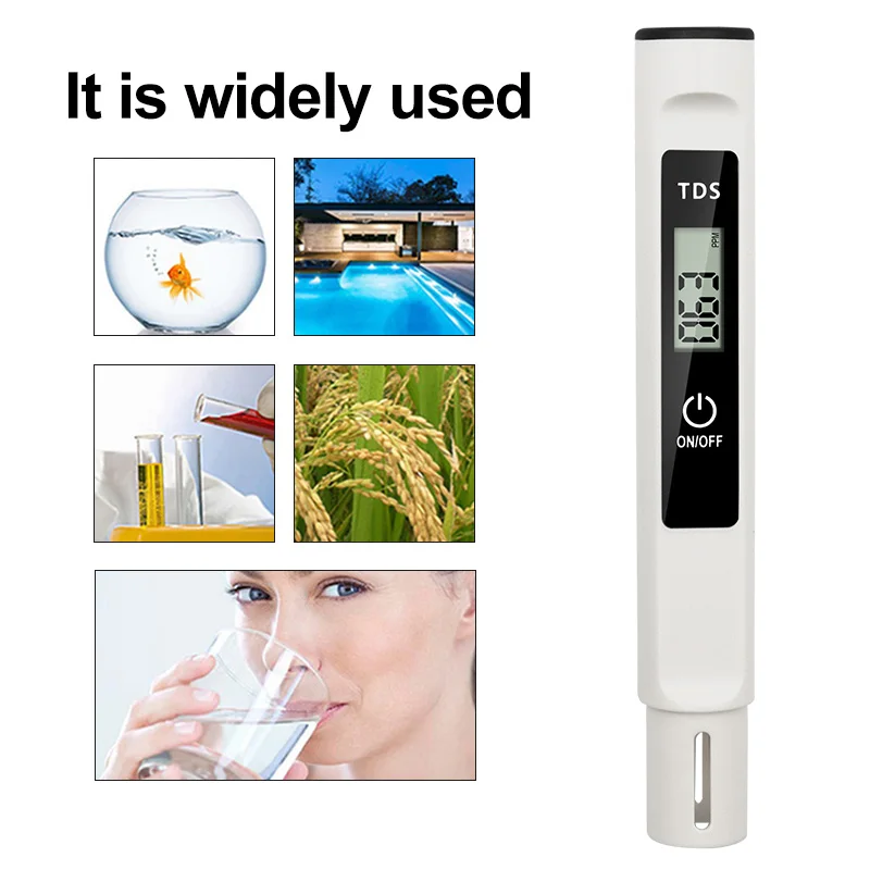 0-9990PPM TDS-M3 Water Detection Portable Pools Digital Water Quality Monitor Multifunctional Water Purity Temperature Meter