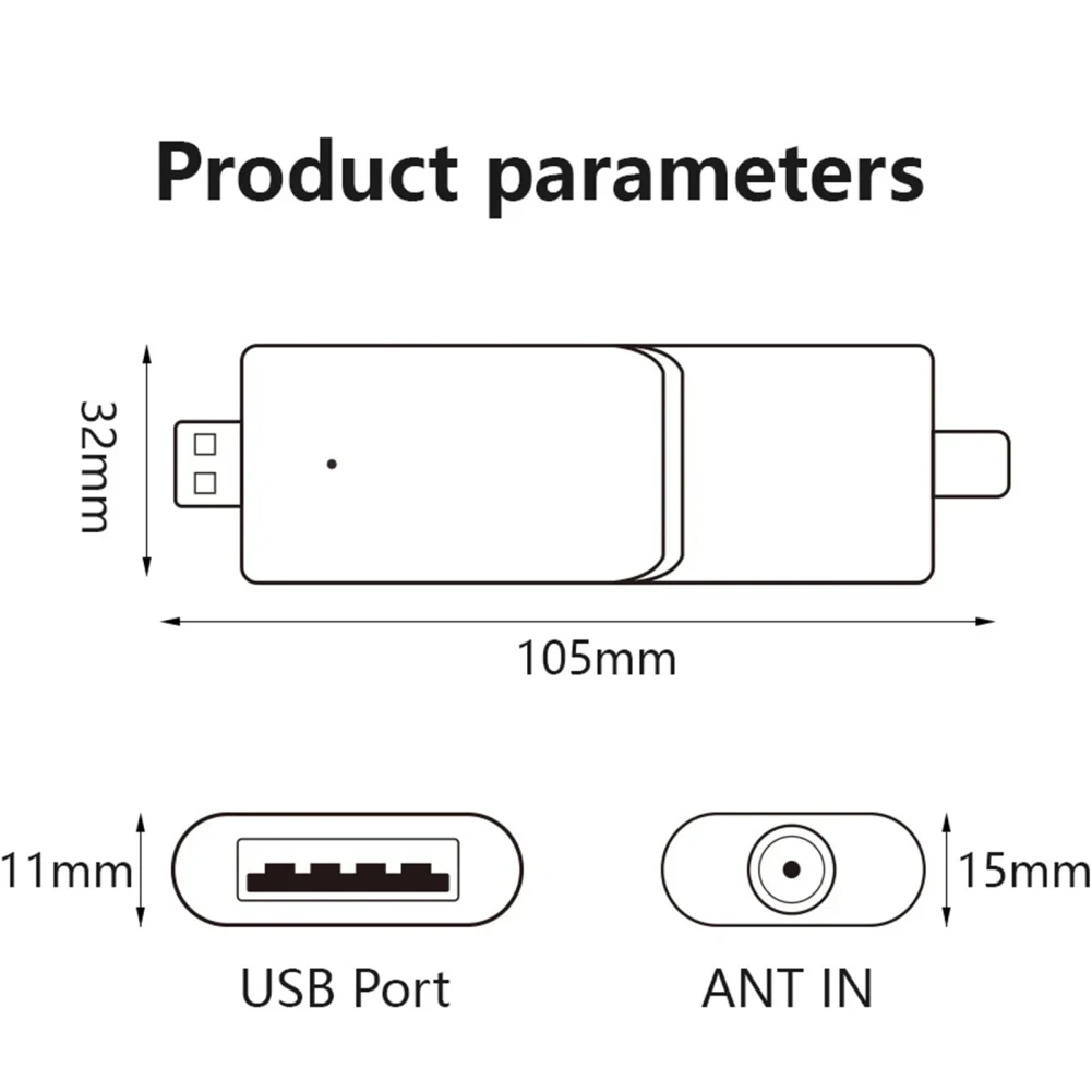 HDTV Ʈ USB ̴ TV Ʃ ƽ, ATSC3.0/1.0   ȣ USB  TV Ʃ, ȵ̵ ȣȯ TV ù