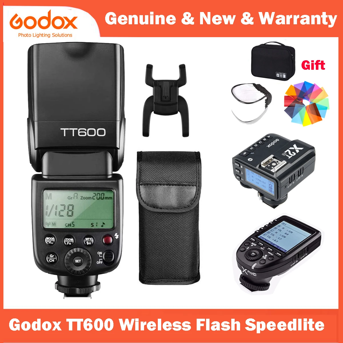 3x Godox TT600 Built-in Receive Camera Flash Speedlite Diffuser