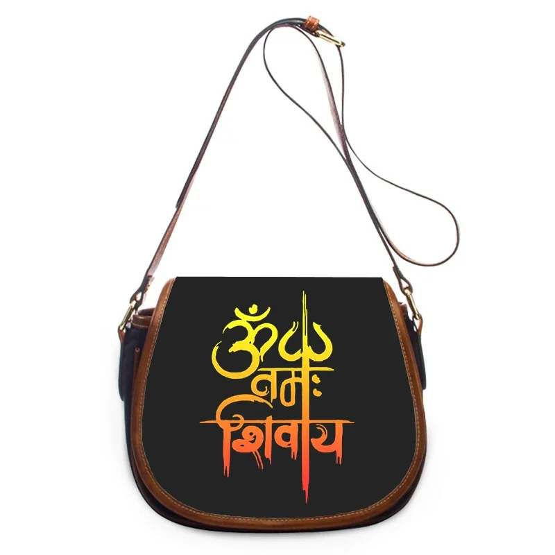 Shiva Print New Fashion Women Crossbody Bag Luxury Handbags Women Bags Zipper Shoulder Bag Women Shoulder Bag